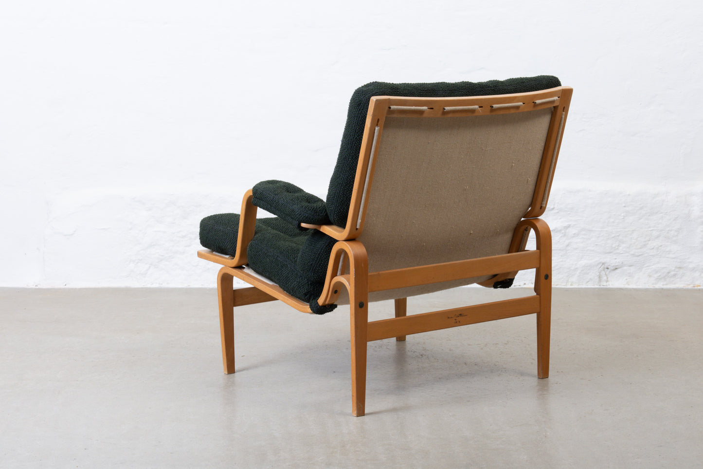 Newly reupholstered: 'Ingrid' lounger by Bruno Mathsson