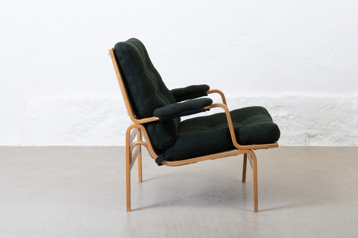 Newly reupholstered: 'Ingrid' lounger by Bruno Mathsson