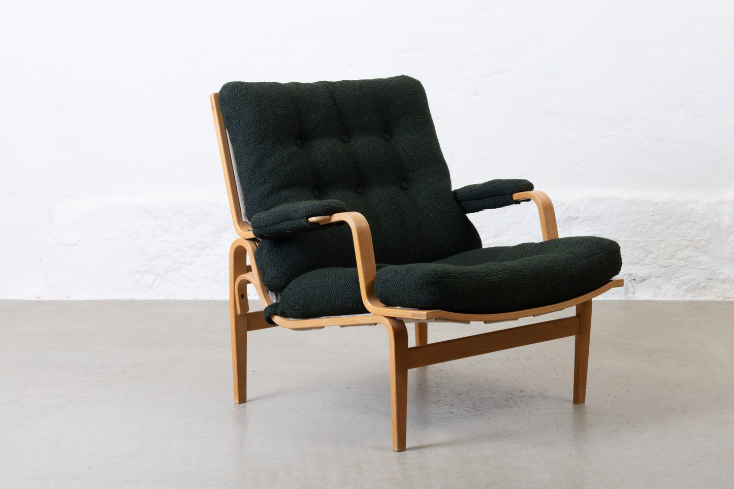 Newly reupholstered: 'Ingrid' lounger by Bruno Mathsson