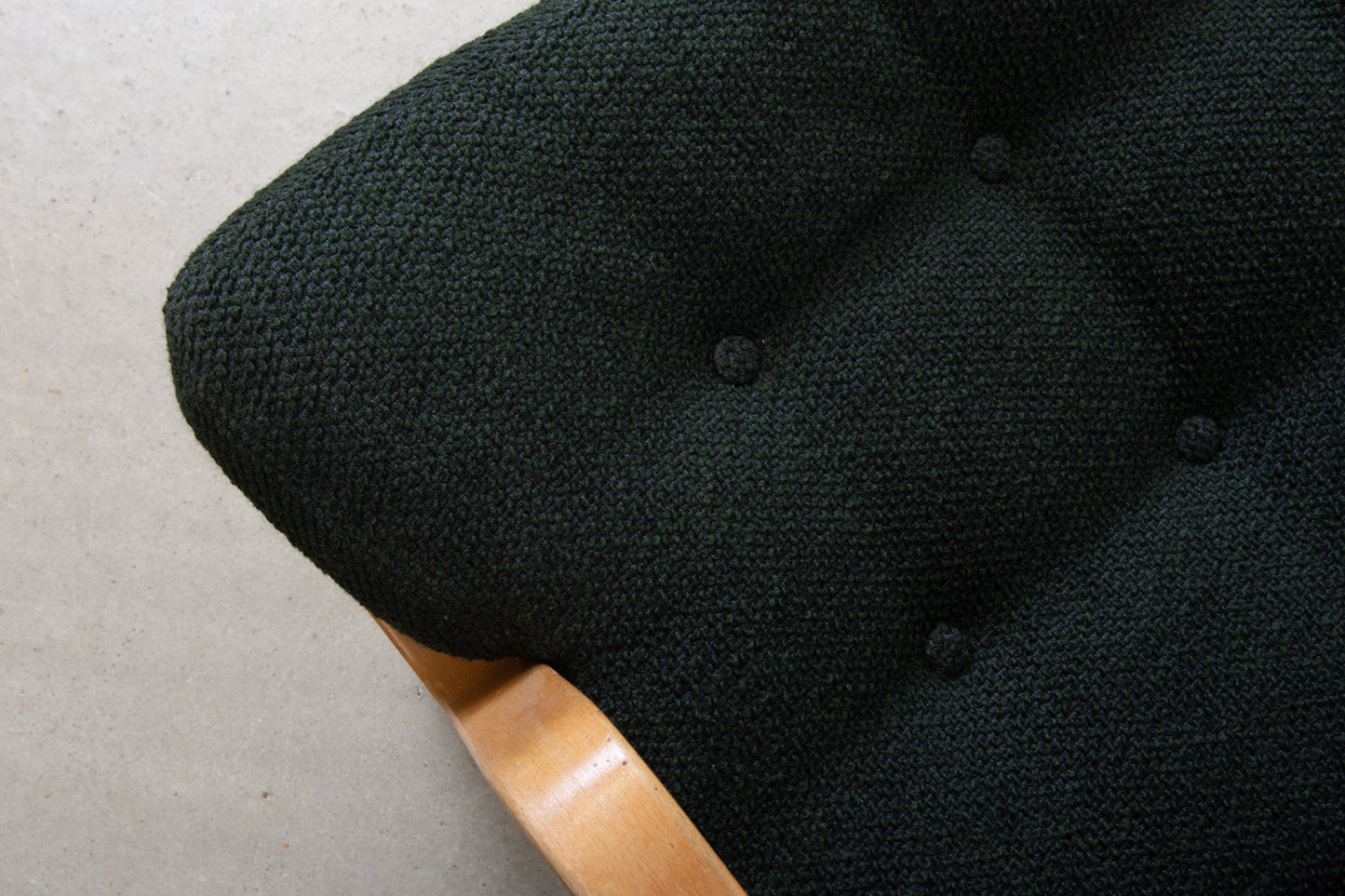 Newly reupholstered: 'Ingrid' lounger by Bruno Mathsson