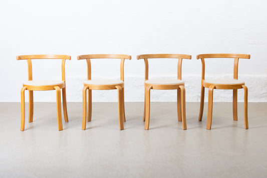 Newly reupholstered: Set of 'Series 8000' chairs by Rud Thygesen & Johnny Sørensen