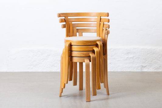 Newly reupholstered: Set of 'Series 8000' chairs by Rud Thygesen & Johnny Sørensen