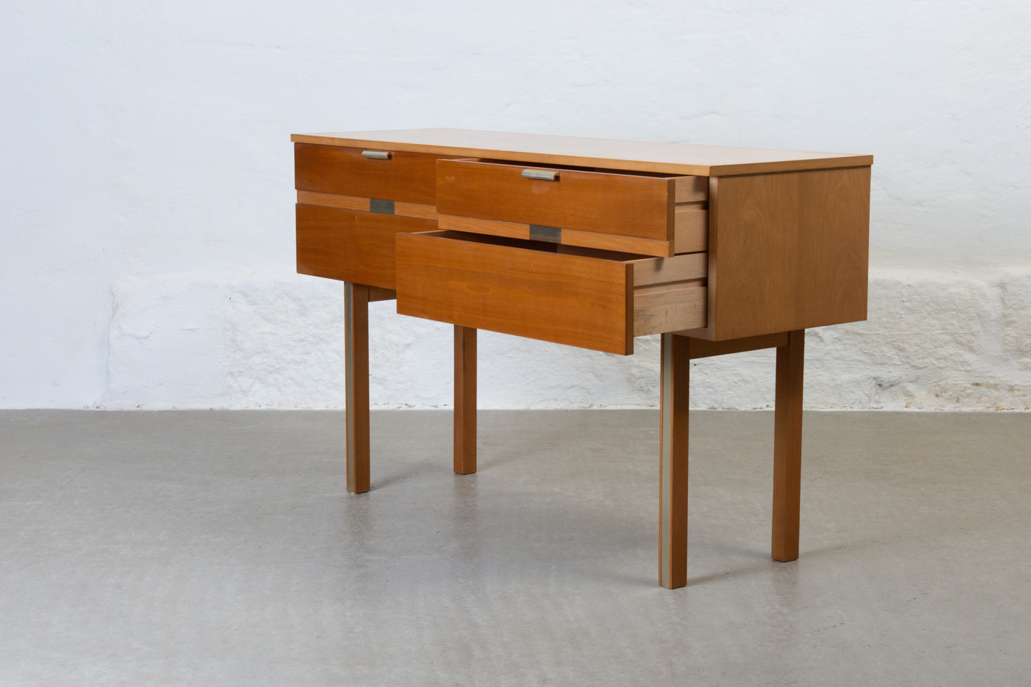 1980s low chest in birch