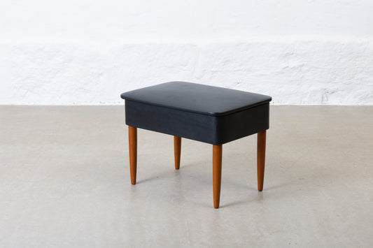 1960s foot stool with storage