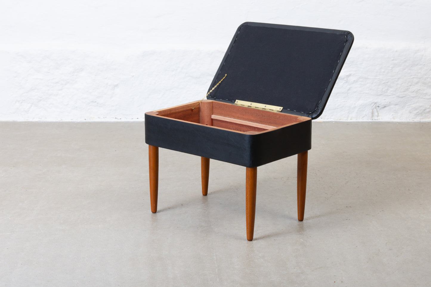 1960s foot stool with storage