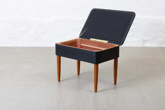 1960s foot stool with storage
