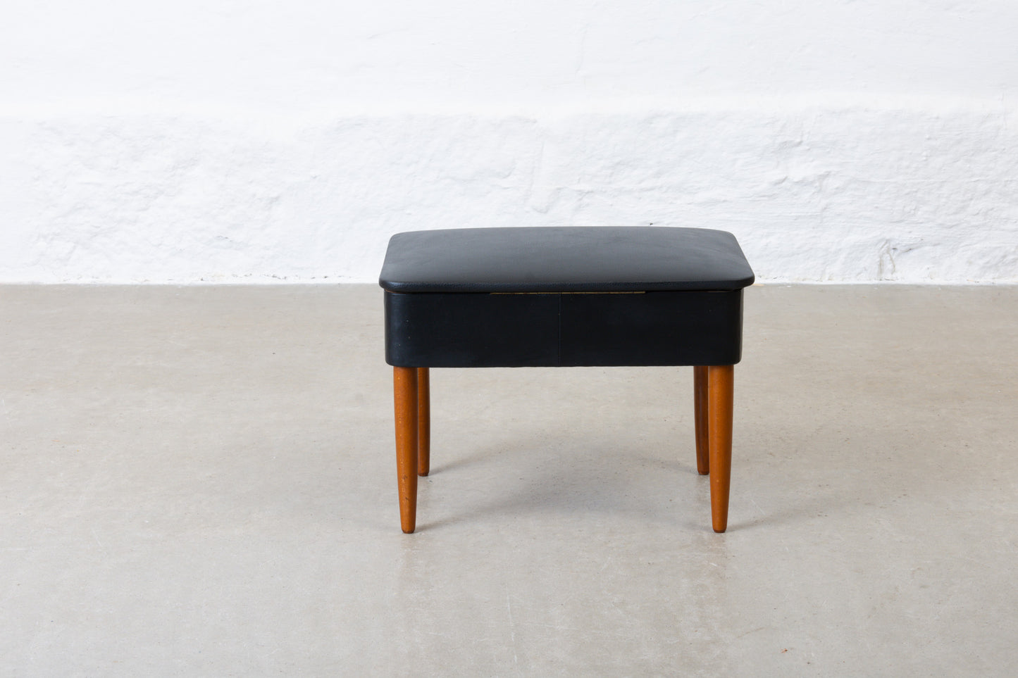 1960s foot stool with storage