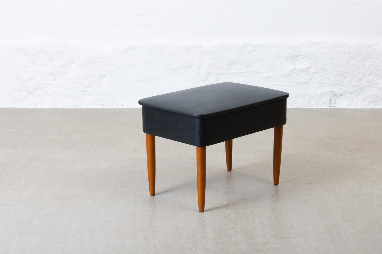 1960s foot stool with storage