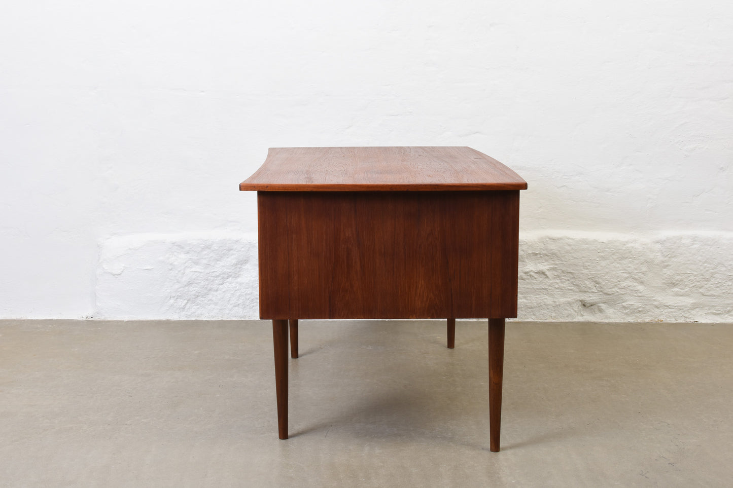 1960s twin pedestal teak desk