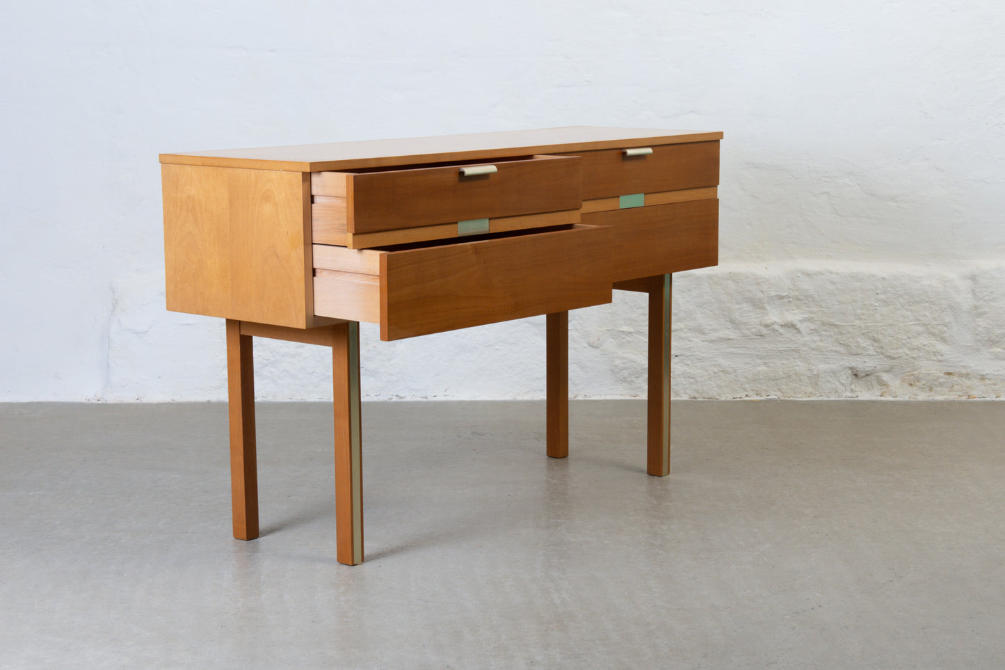 1980s low chest in birch