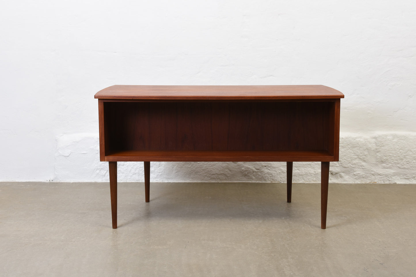 1960s twin pedestal teak desk