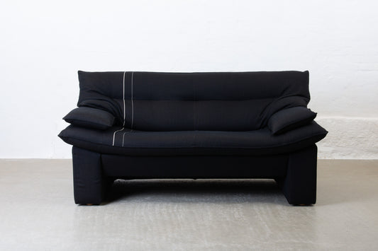 1980s two seat sofa in wool