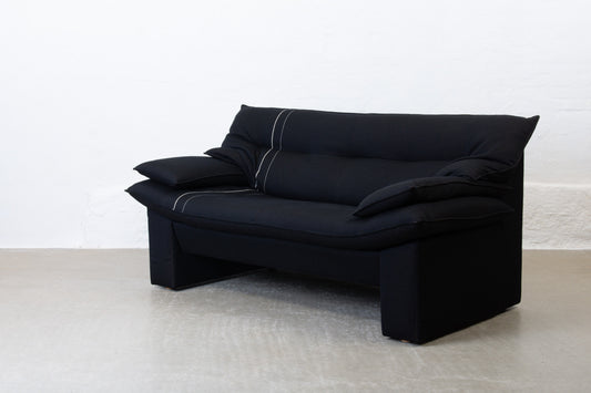 1980s two seat sofa in wool