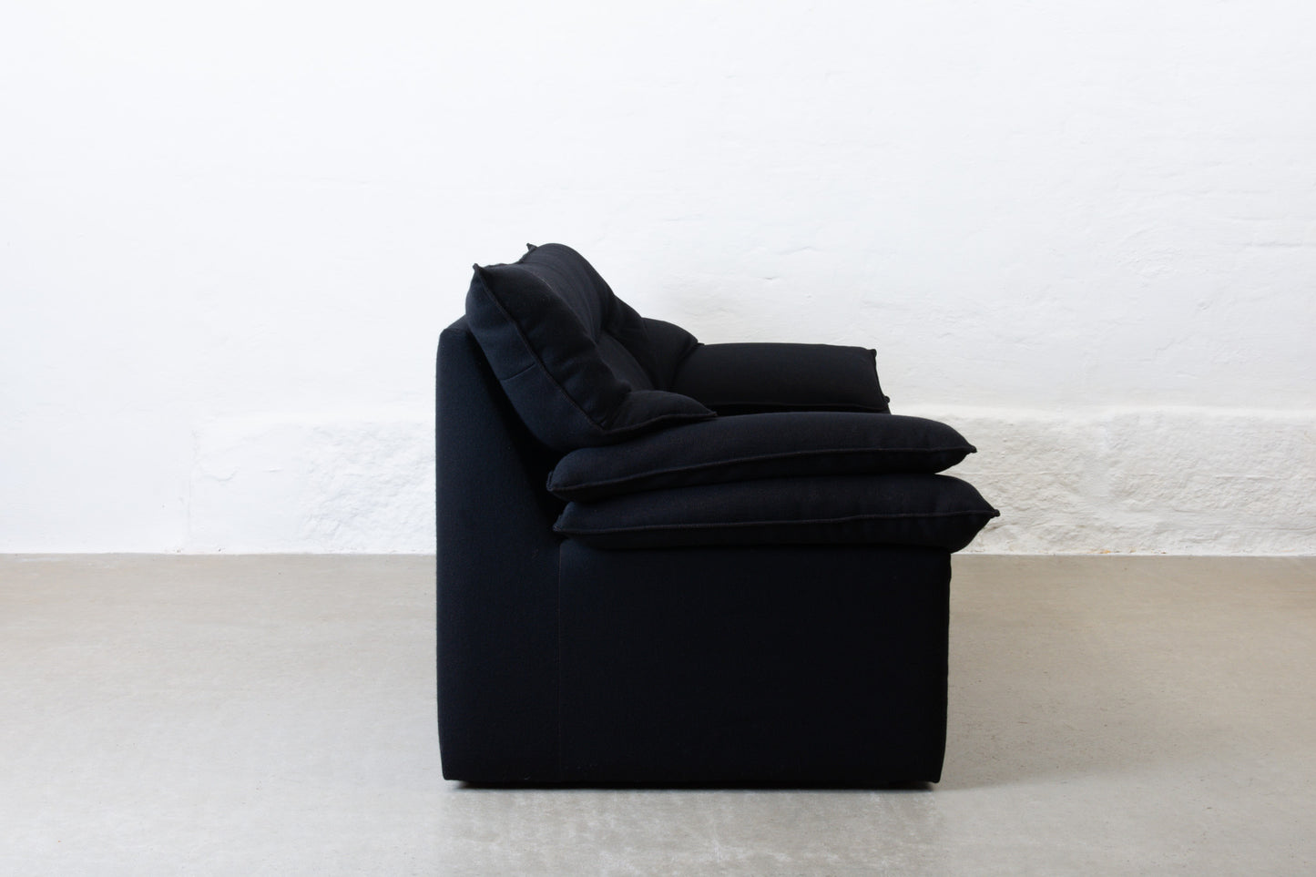 1980s two seat sofa in wool