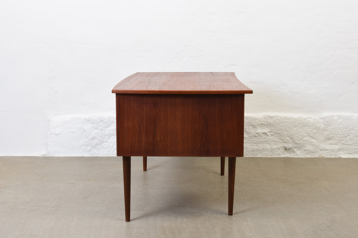 1960s twin pedestal teak desk