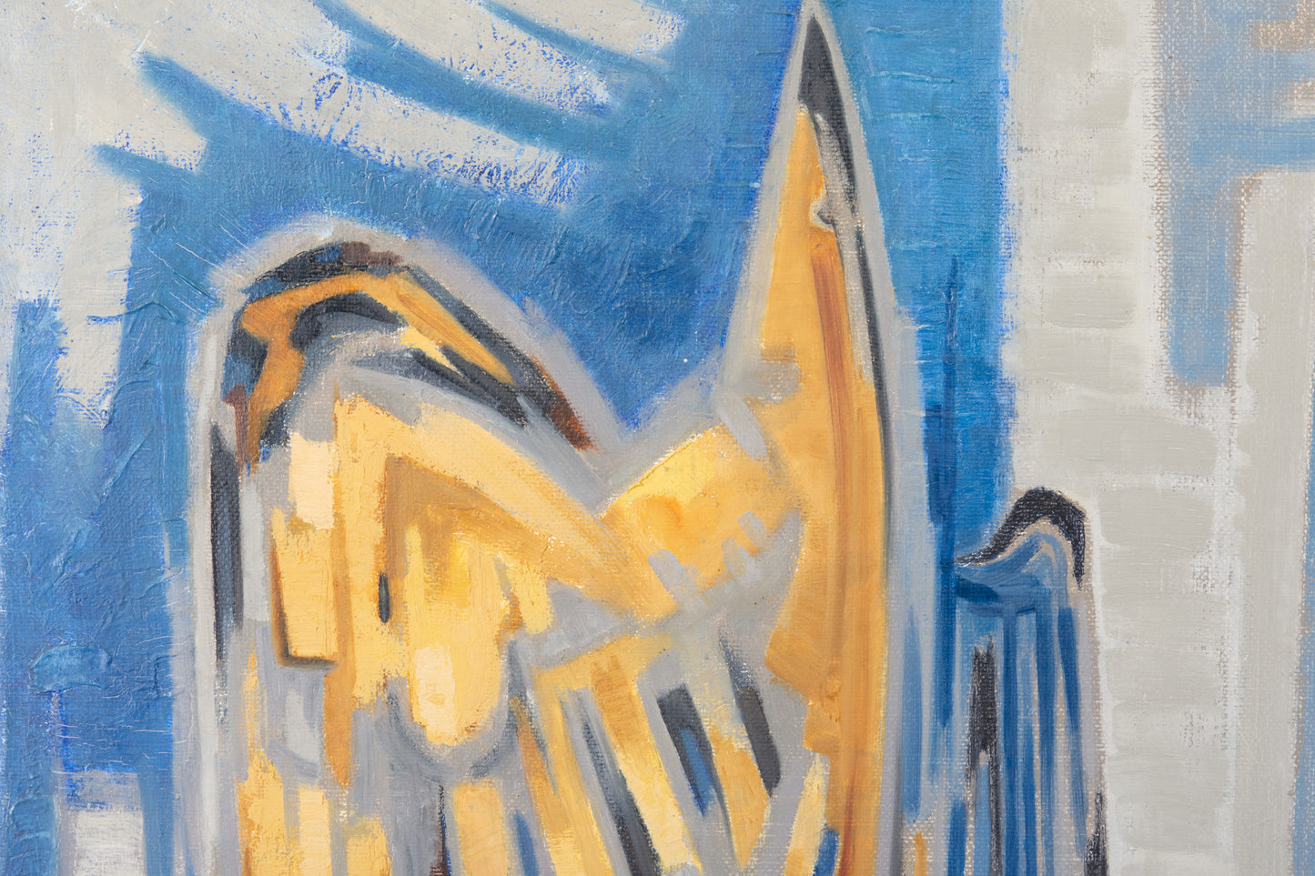 Oil painting by Olle Lisper - 1961