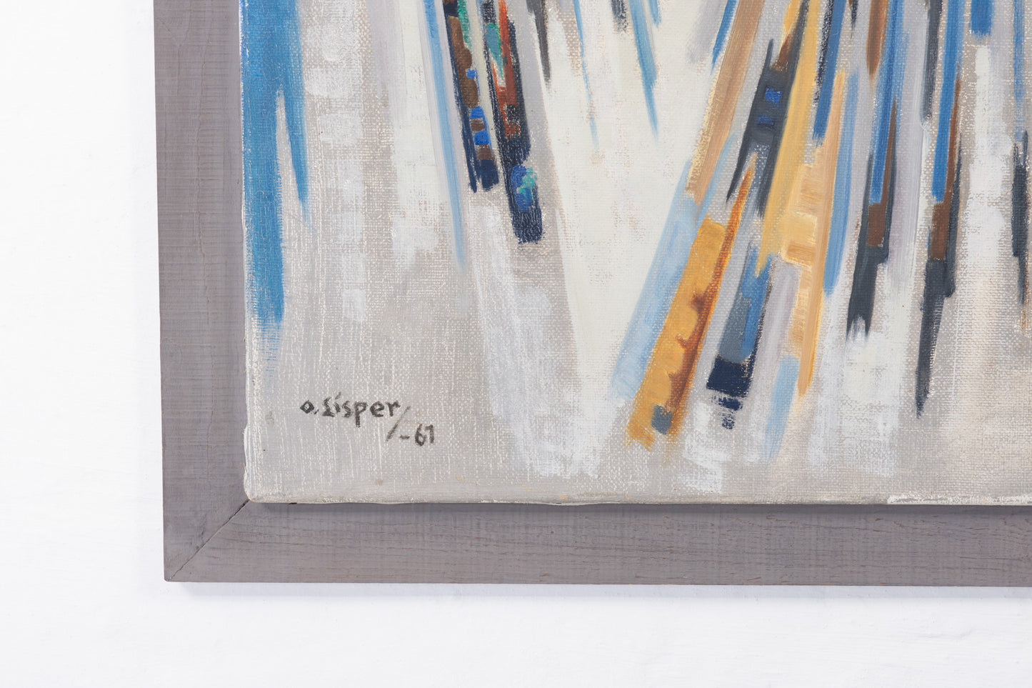 Oil painting by Olle Lisper - 1961