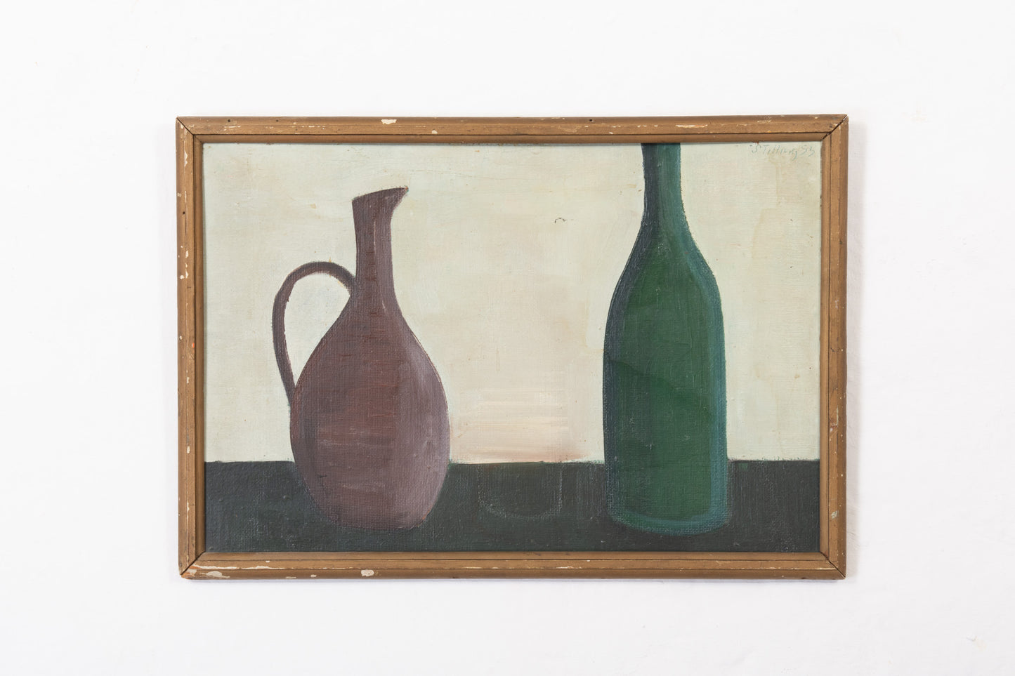 Oil painting by Herman Stilling - 1955