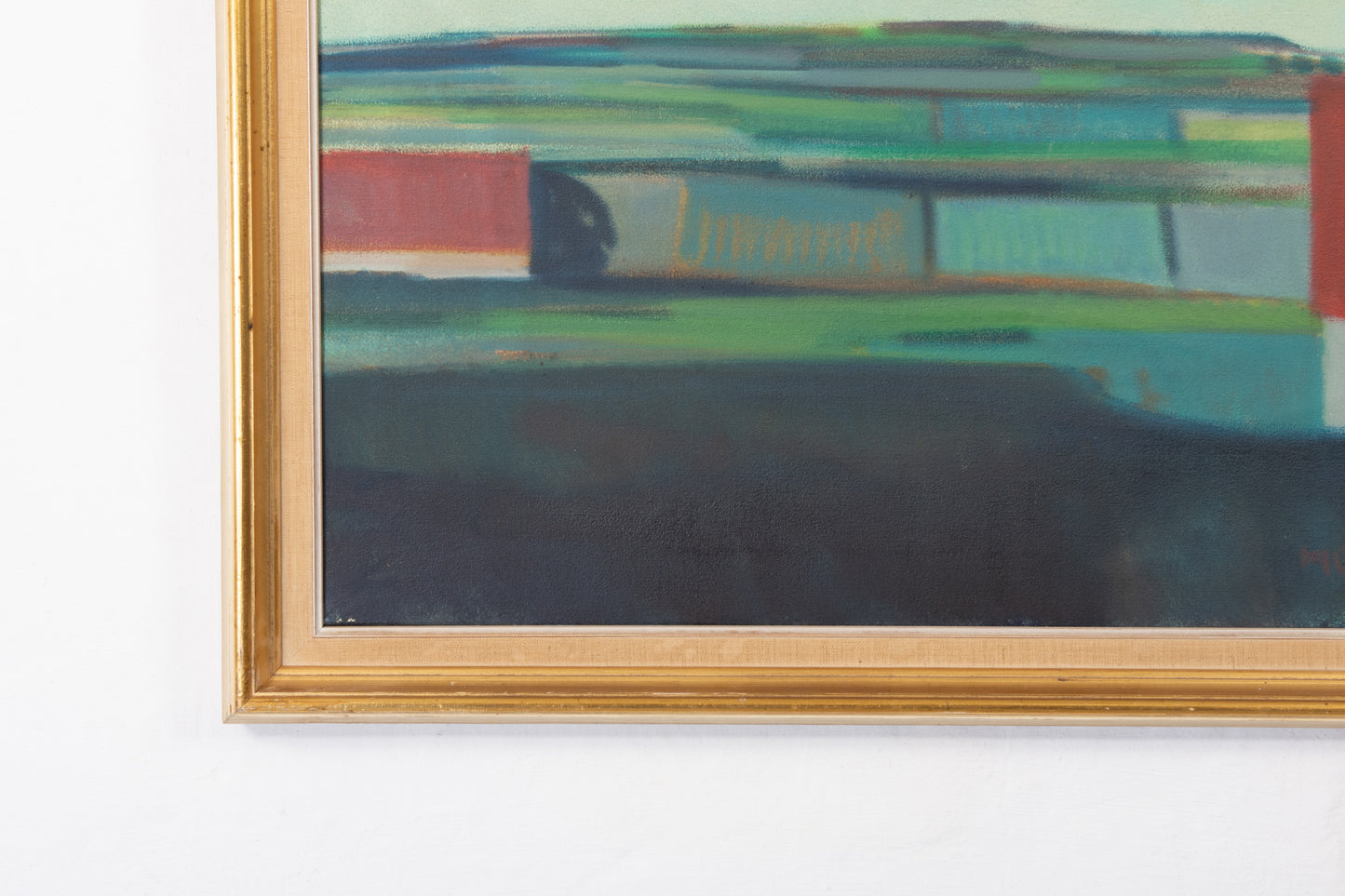 Oil painting by Knud Horup - 1950s