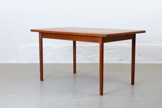 1960s extending teak dining table by H. Sigh & Søn