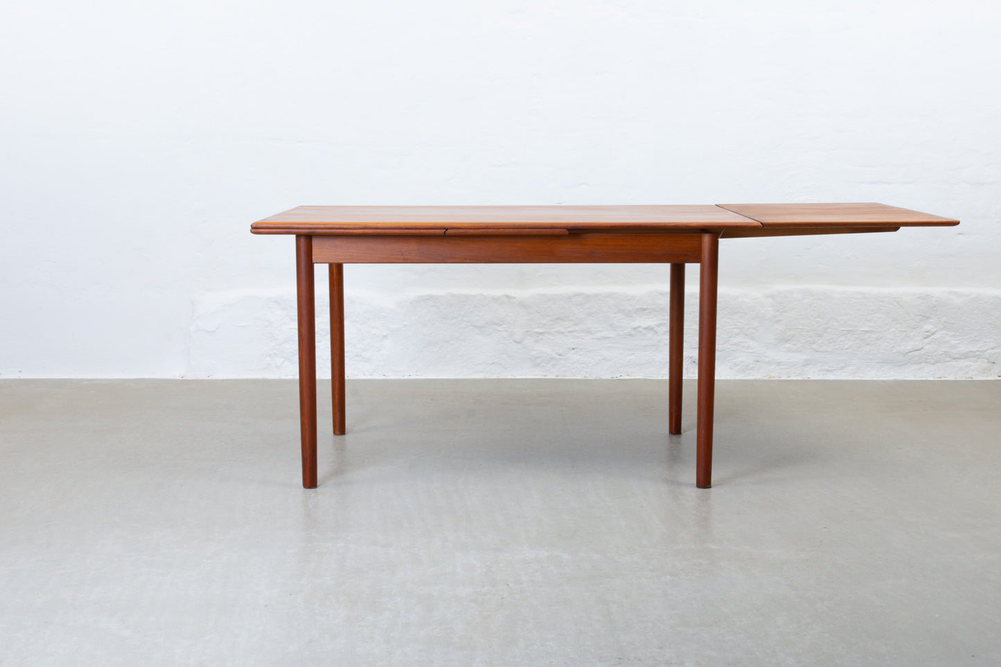 1960s extending teak dining table by H. Sigh & Søn