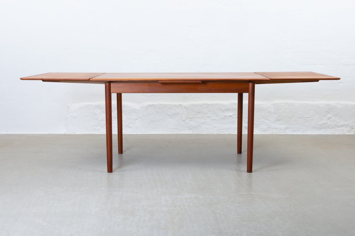 1960s extending teak dining table by H. Sigh & Søn
