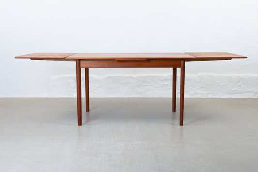 1960s extending teak dining table by H. Sigh & Søn