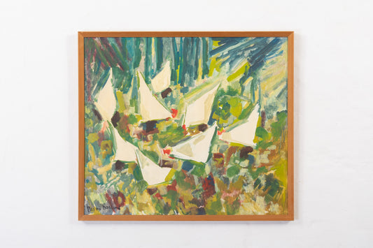 Oil painting by Parmo Baslund