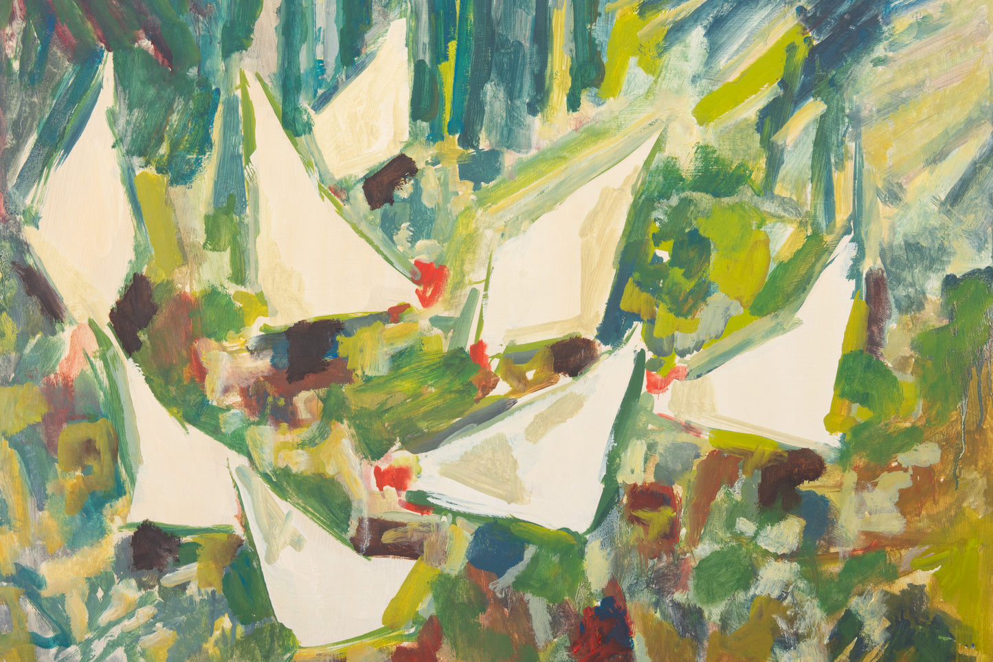 Oil painting by Parmo Baslund