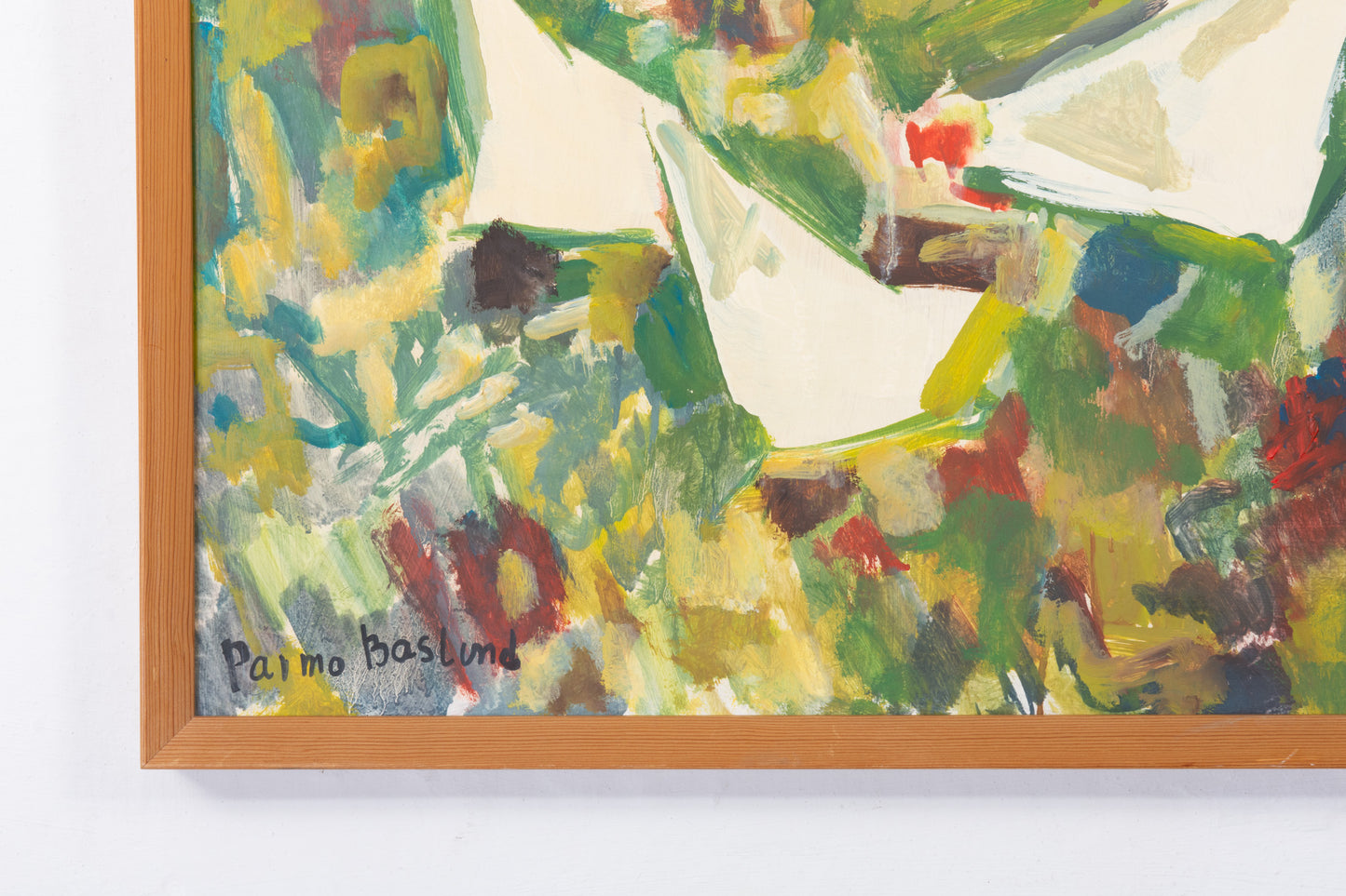 Oil painting by Parmo Baslund