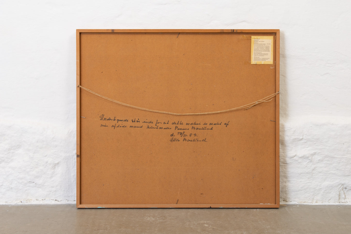 Oil painting by Parmo Baslund