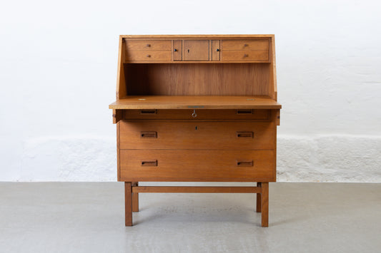 1960s oak secretary by Holger Jensen
