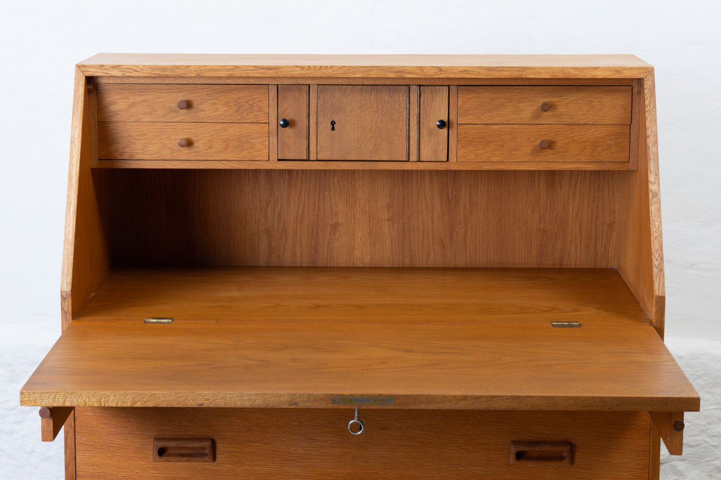 1960s oak secretary by Holger Jensen