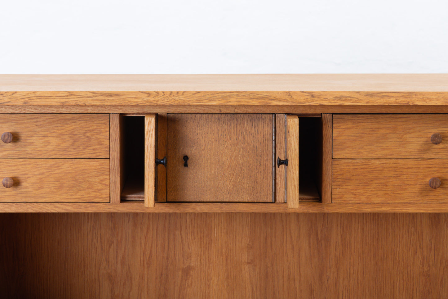 1960s oak secretary by Holger Jensen