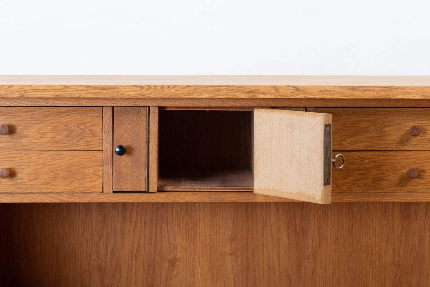 1960s oak secretary by Holger Jensen