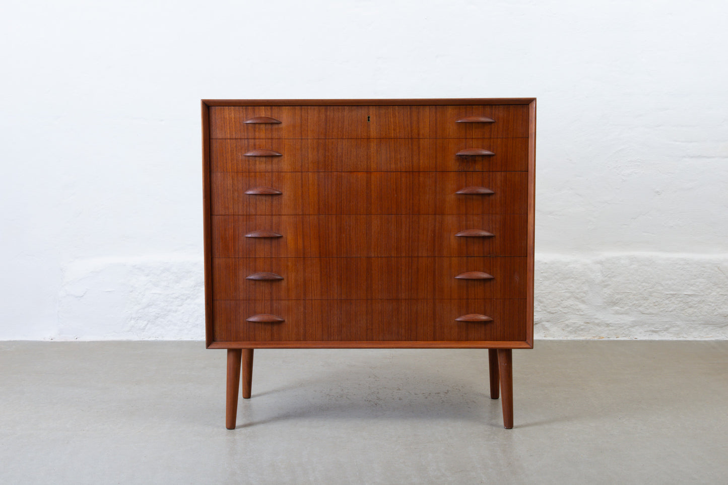1960s teak chest of drawers by Johannes Sorth