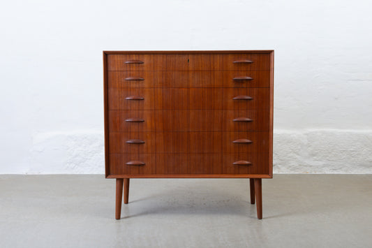 1960s teak chest of drawers by Johannes Sorth