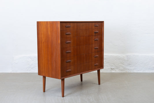 1960s teak chest of drawers by Johannes Sorth