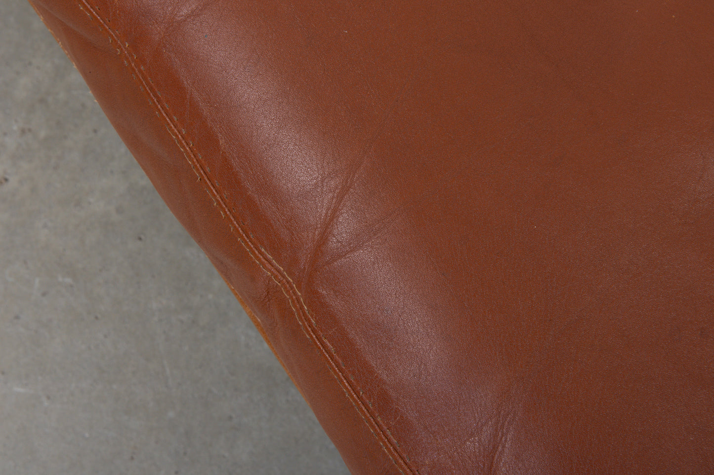 1960s three seat leather sofa by Kai Lyngfeldt Larsen