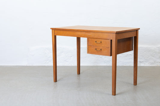 1960s desk in oak