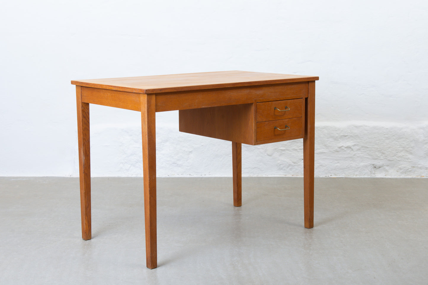 1960s desk in oak