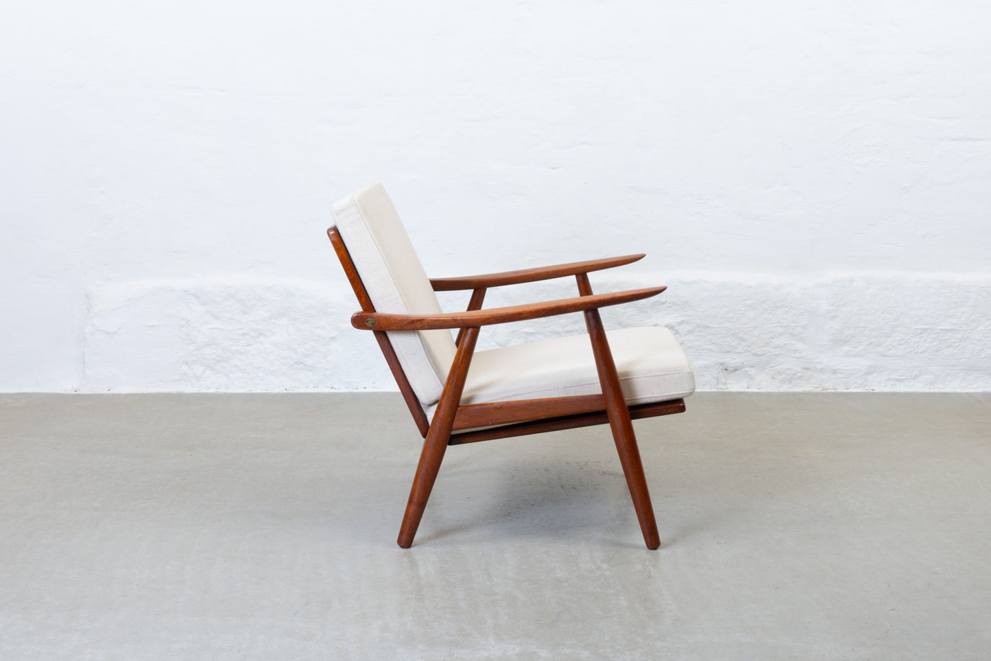1950s 'GE-270' lounger in teak by Hans Wegner
