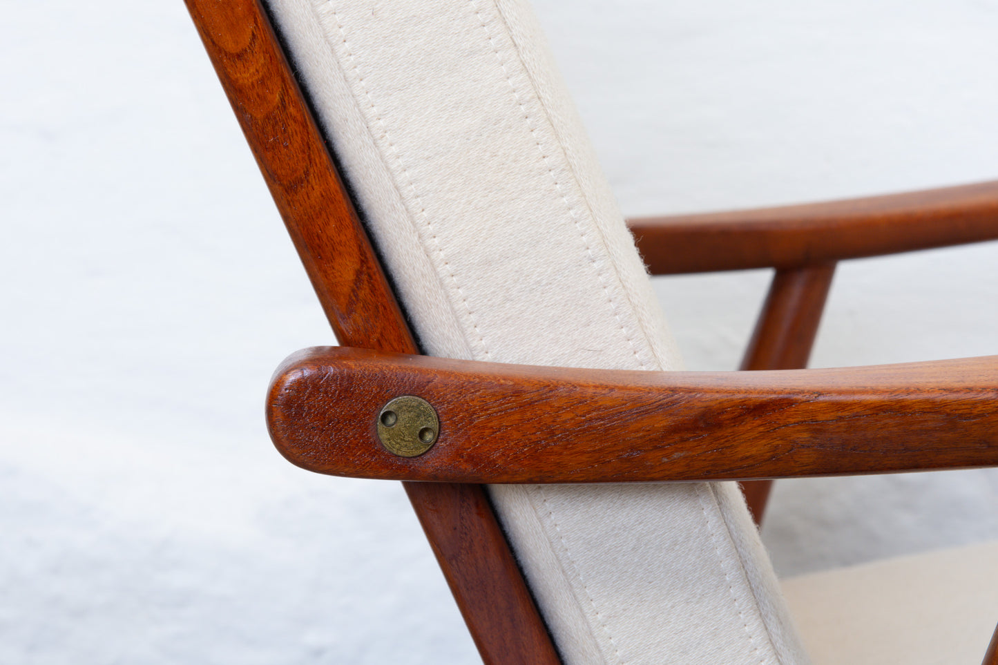 1950s 'GE-270' lounger in teak by Hans Wegner