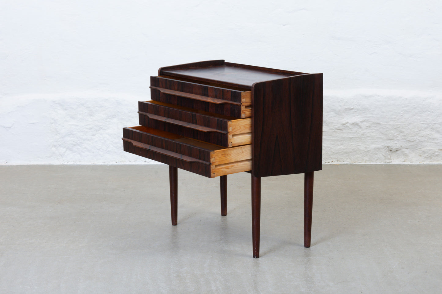 1960s low chest in rosewood