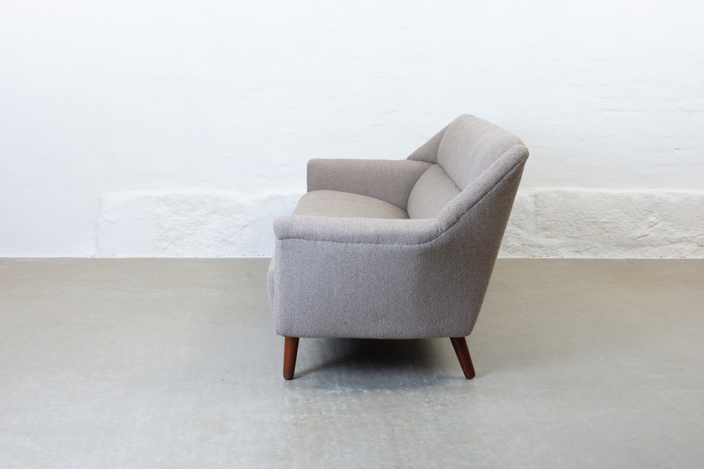 Newly reupholstered: 1950s three seater by Kurt Østervig