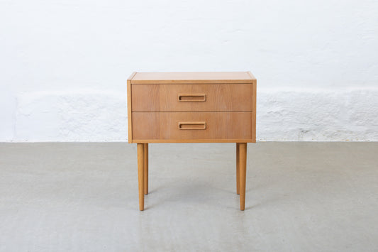 1970s low chest in oak