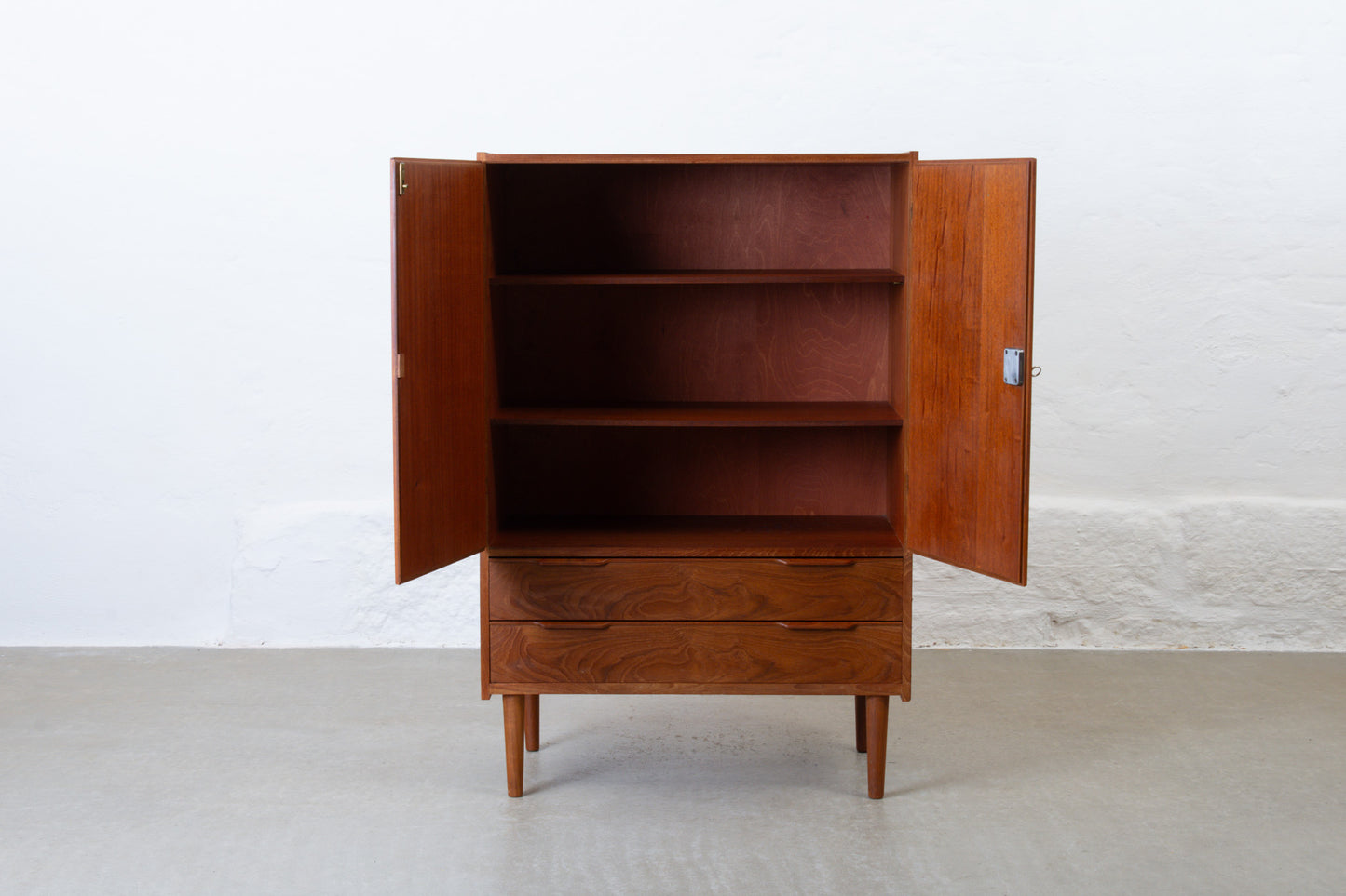 1960s teak storage cabinet