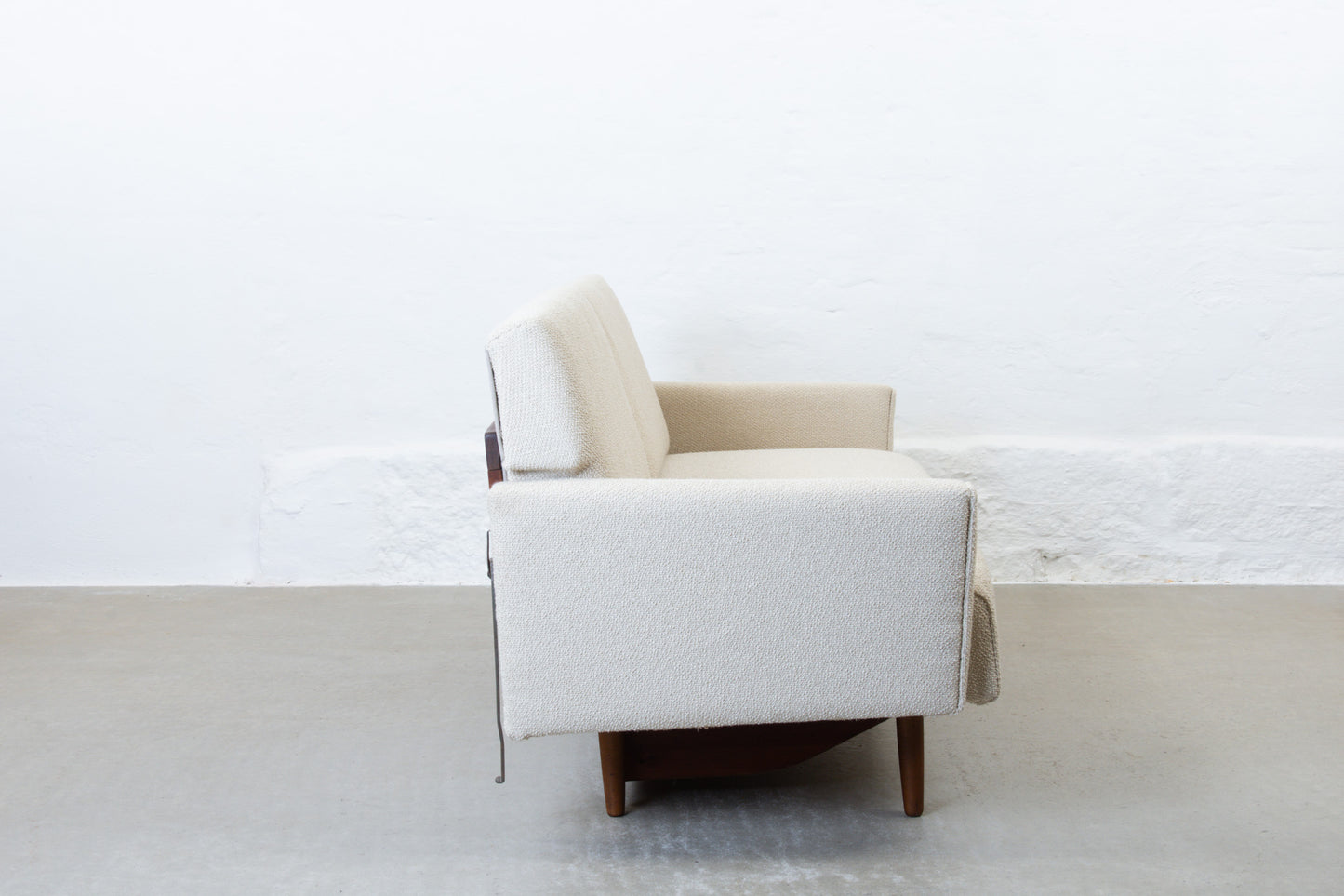 Newly reupholstered: 1950 two seat sofa bed