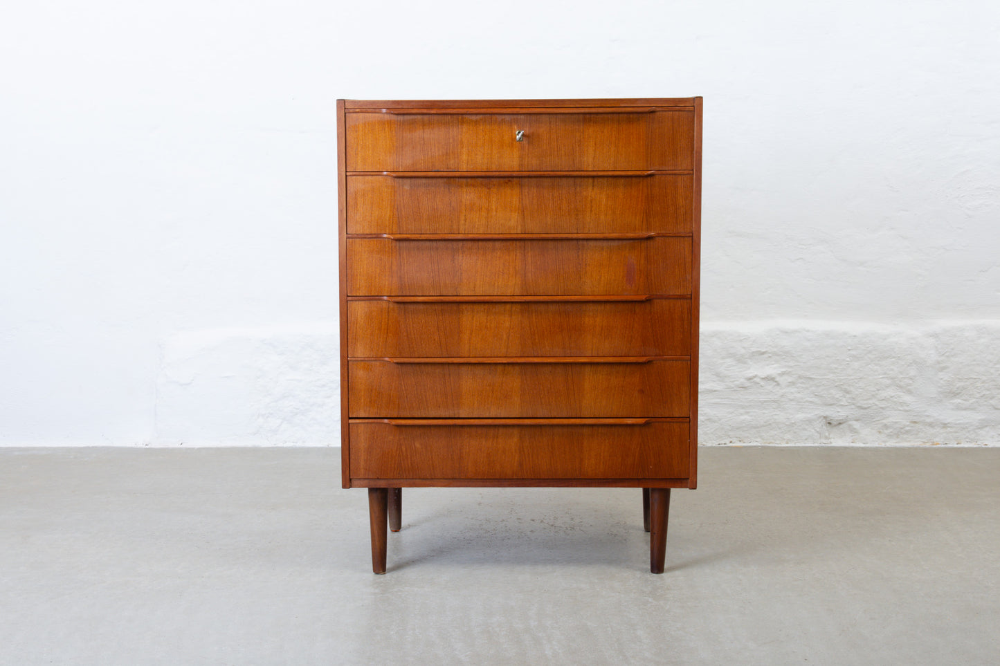 1960s teak chest of drawers by Steens Møbler