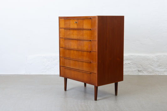 1960s teak chest of drawers by Steens Møbler